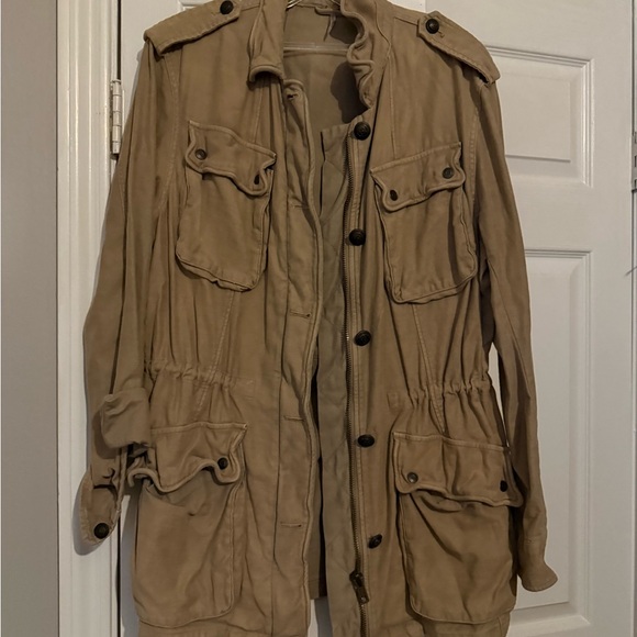 Free People Olive Green Jacket - Picture 3 of 6